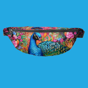 Rainbow Peacock Bauchtasche