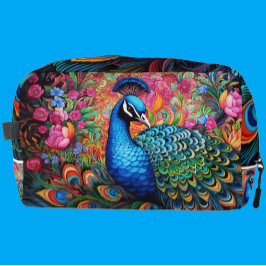 Rainbow Peacock Dopp Kit Waschbeutel