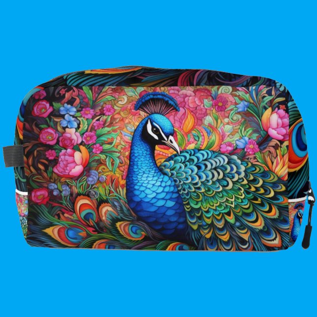 Rainbow Peacock Dopp Kit Waschbeutel (Von Creator hochgeladen)