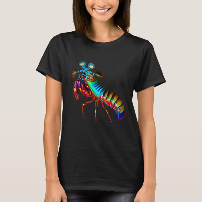 Rainbow Peacock Mantis Shrimp T-Shirt (Vorderseite)