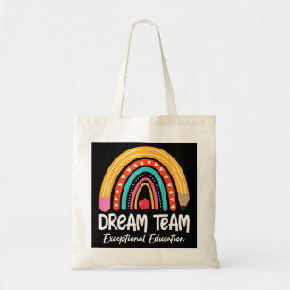 Rainbow Pencil Dream Außergewöhnliche Bildung Team Tragetasche
