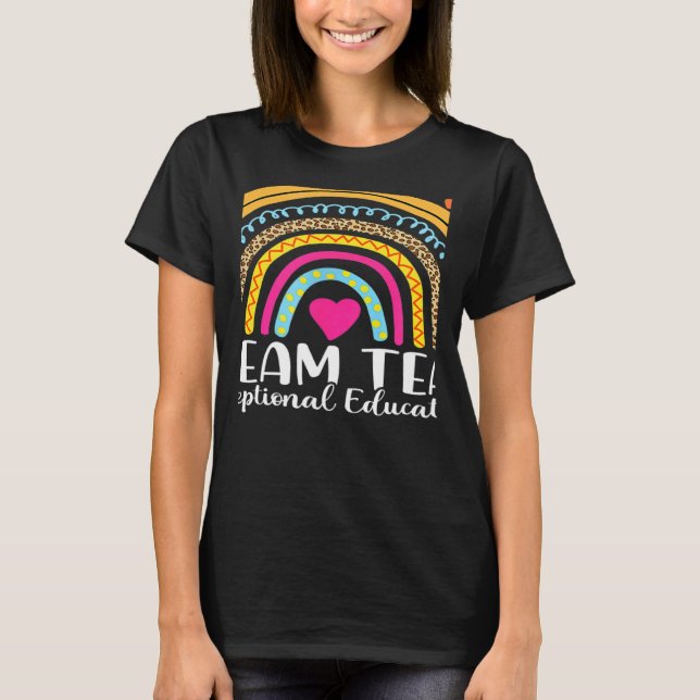 Rainbow Pencil Dream Exceptional Education Team SP T-Shirt (Vorderseite)