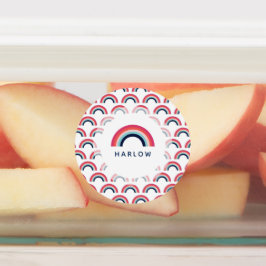 Rainbow Personalisiert Name School Etiketten