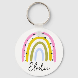 Rainbow Personalized Name Keychain Custom Gift Schlüsselanhänger