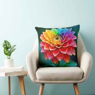 Rainbow Petal Kissen