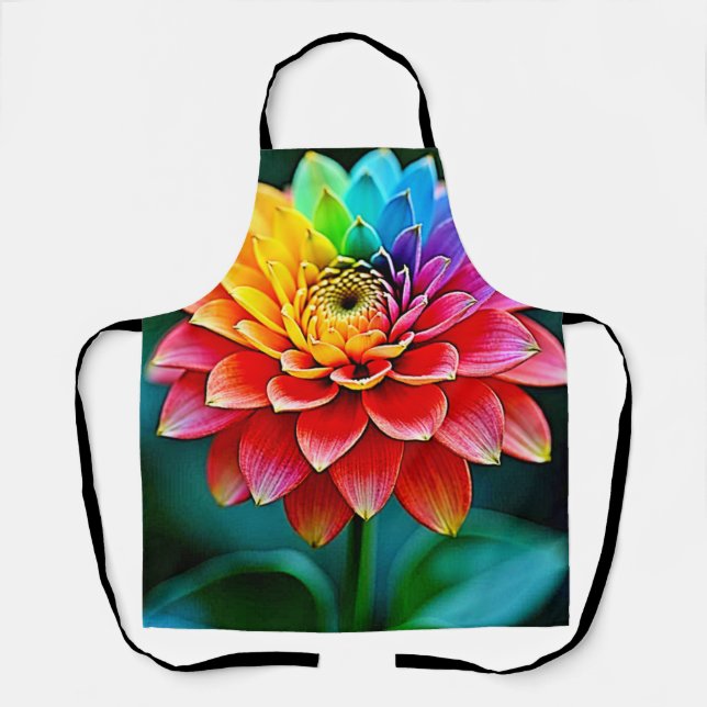 Rainbow Petal Schürze (Vorderseite)