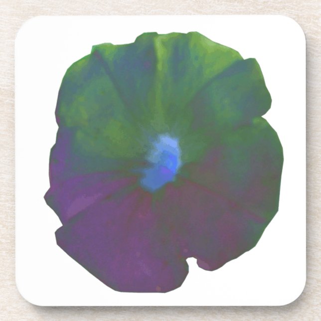 Rainbow Petunia Cork Untersetzer (Vorderseite)