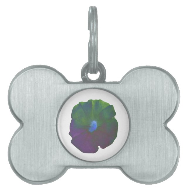 Rainbow Petunia Pet Tag Tiermarke (Vorderseite)
