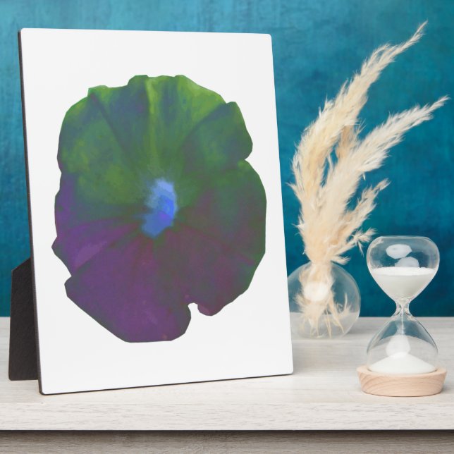 Rainbow Petunia Plaque Fotoplatte (Seite)