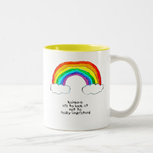 Rainbow Philosophie Zweifarbige Tasse