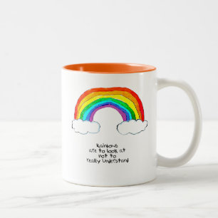 Rainbow Philosophie Zweifarbige Tasse