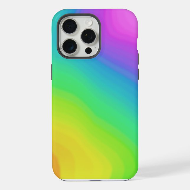 rainbow phone case iPhone 15 pro max hülle (Rückseite)
