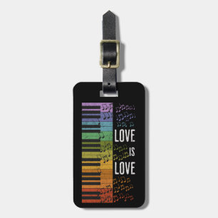 Rainbow Piano Gepäckanhänger