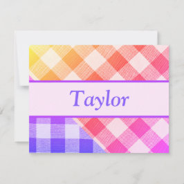 Rainbow Picnic Dankeskarte