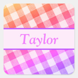 Rainbow Picnic Diagonal Sticker 3