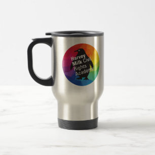 Rainbow Pinguin Stainless Steel Travel Mug Reisebecher