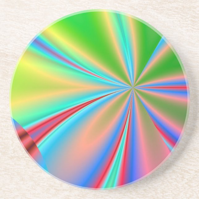 Rainbow Pinwheel Untersetzer (Vorne)