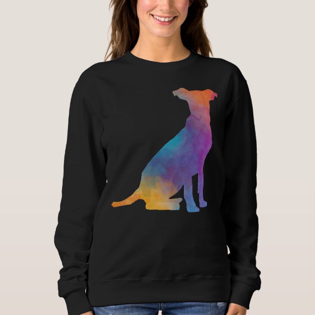 Rainbow Pitbull Sweatshirt (Vorderseite)