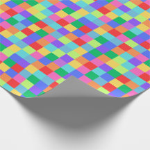 Rainbow Pixel farbenfrohe, helle Geschenkwrap