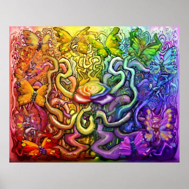 Rainbow Pixies Magic Poster (Vorne)