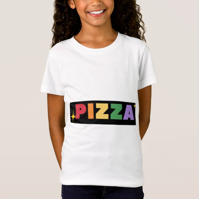 Rainbow Pizza T-Shirt (Vorderseite)