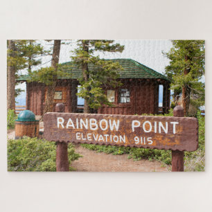 Rainbow Point-Zeichen, Bryce Canyon, Utah