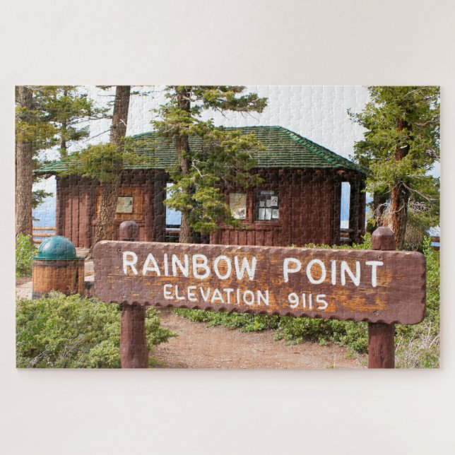 Rainbow Point-Zeichen, Bryce Canyon, Utah (Horizontal)