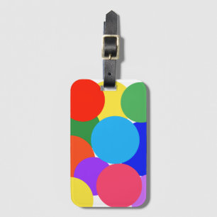 Rainbow Polka Dots Gepäckanhänger