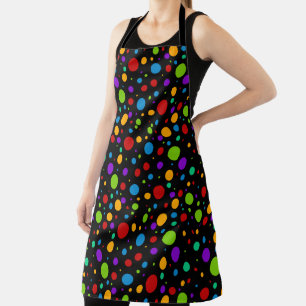 Rainbow-Polka-Punkte Schürze