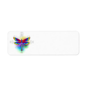 Rainbow Polygonal Dragonfly