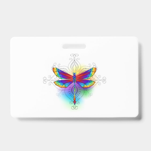 Rainbow Polygonal Dragonfly Ausweis (Vorderseite)