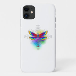 Rainbow Polygonal Dragonfly Case-Mate iPhone Hülle