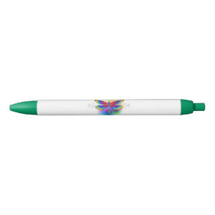 Rainbow Polygonal Dragonfly Kugelschreiber
