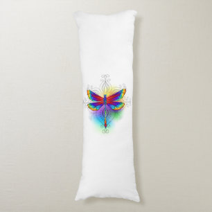 Rainbow Polygonal Dragonfly Seitenschläferkissen