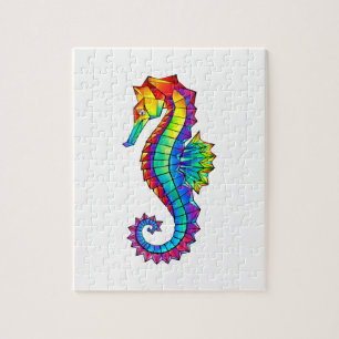 Rainbow Polygonal Seepferd