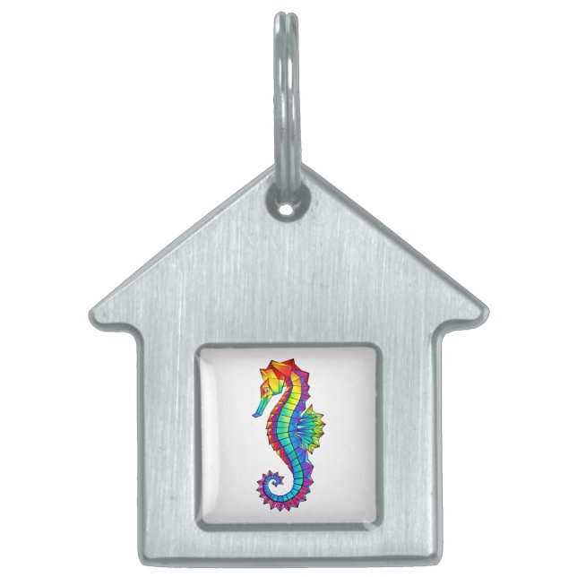 Rainbow Polygonal Seepferd Tiermarke (Vorderseite)