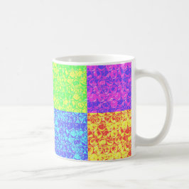 Rainbow Pop Art Bubble Packung Kaffeetasse