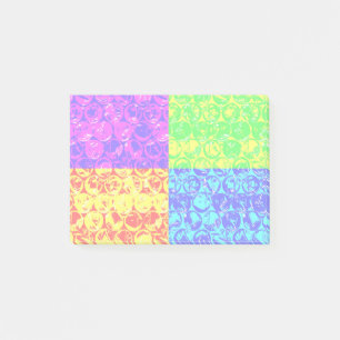 Rainbow Pop Art Bubble Packung Post-it Klebezettel