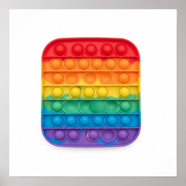 Rainbow-Pop-It-Fidget Poster (Vorne)
