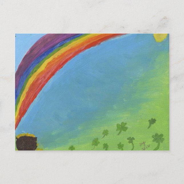 Rainbow Postkarte (Vorderseite)