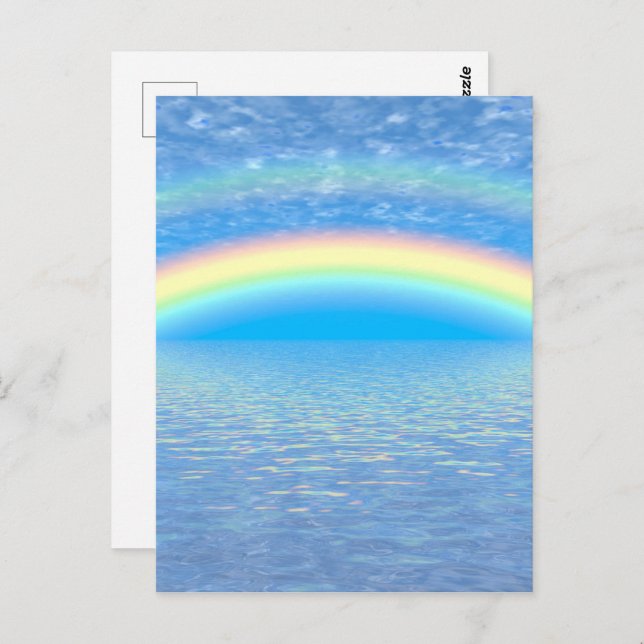 Rainbow Postkarte (Vorne/Hinten)