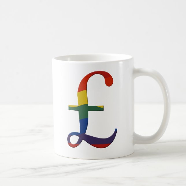 Rainbow pound kaffeetasse (Rechts)