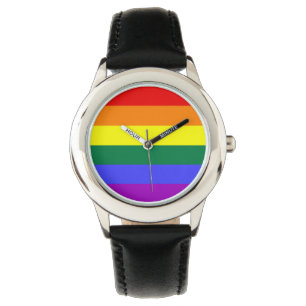 Rainbow Pride Armbanduhr