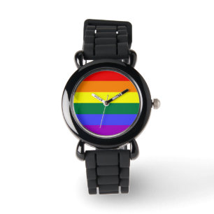 Rainbow Pride Armbanduhr
