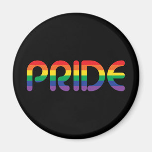 Rainbow Pride Ballon Letters Magnet