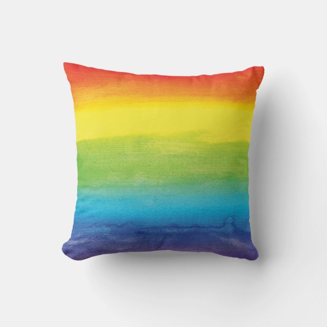 Rainbow Pride Bright and Vibranns Kissen (Vorderseite)