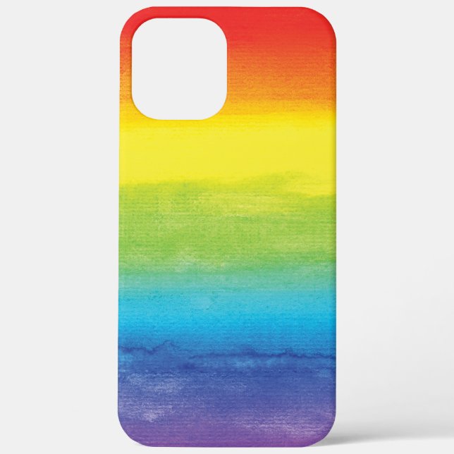 Rainbow Pride Bright Vibrann Case-Mate iPhone Hülle (Rückseite)