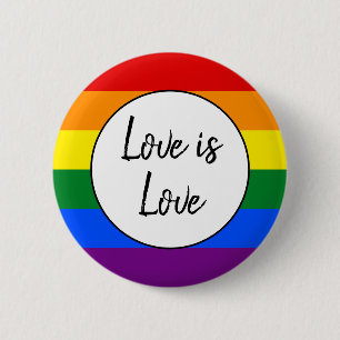 Rainbow Pride Button