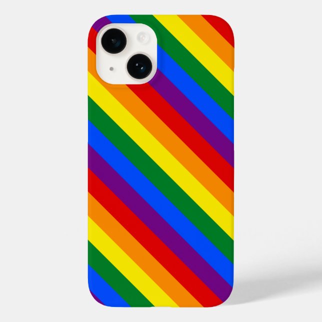 Rainbow Pride Case-Mate iPhone 14 Hülle (Rückseite)