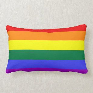 Rainbow Pride Flag American MoJo Pillow Lendenkissen